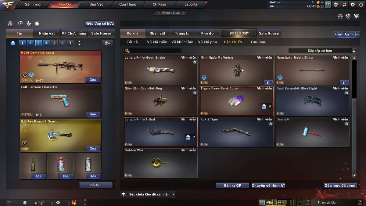 shop acc cf uy tin gia re